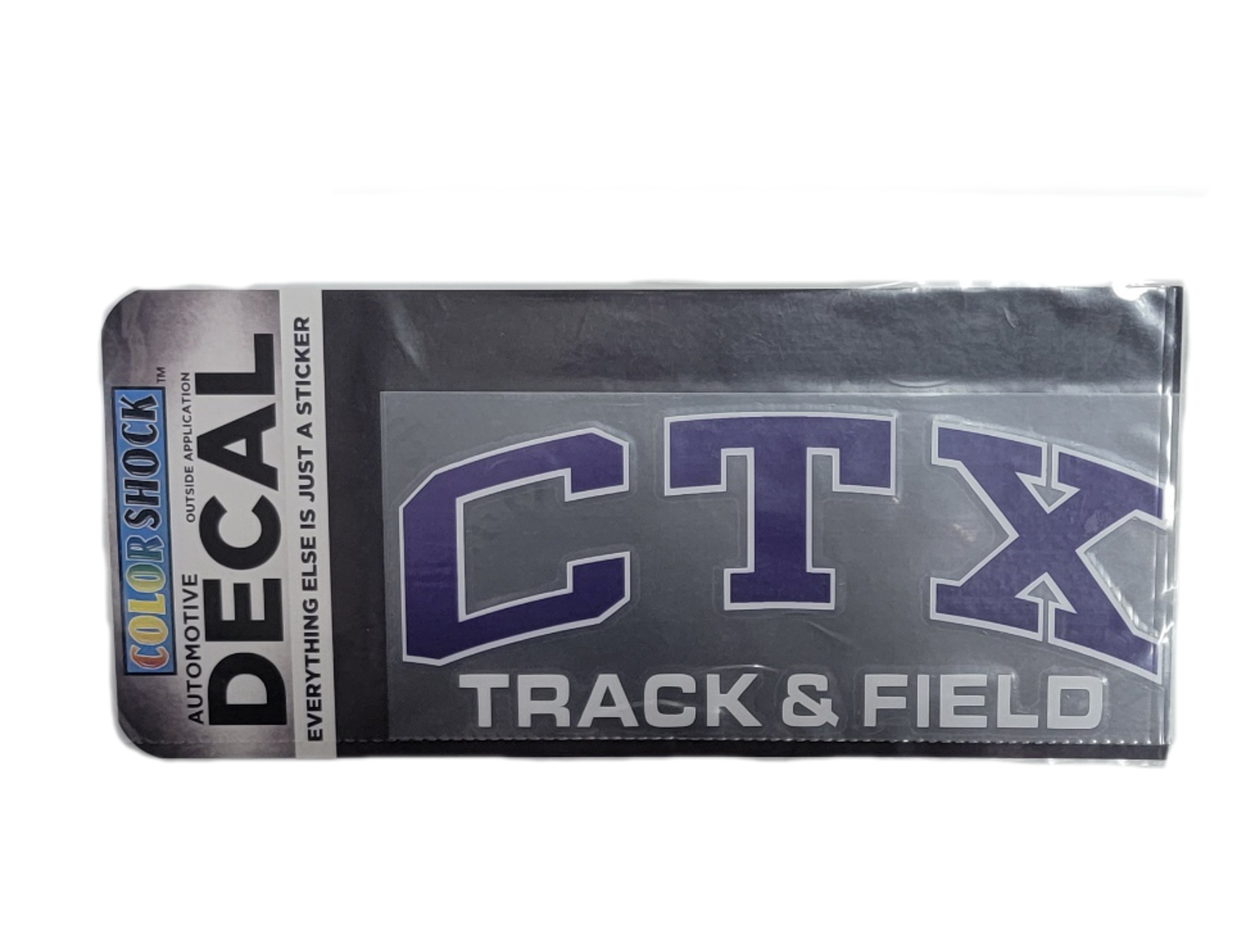 image of: CTX Track & Field Color Shock Car Decal