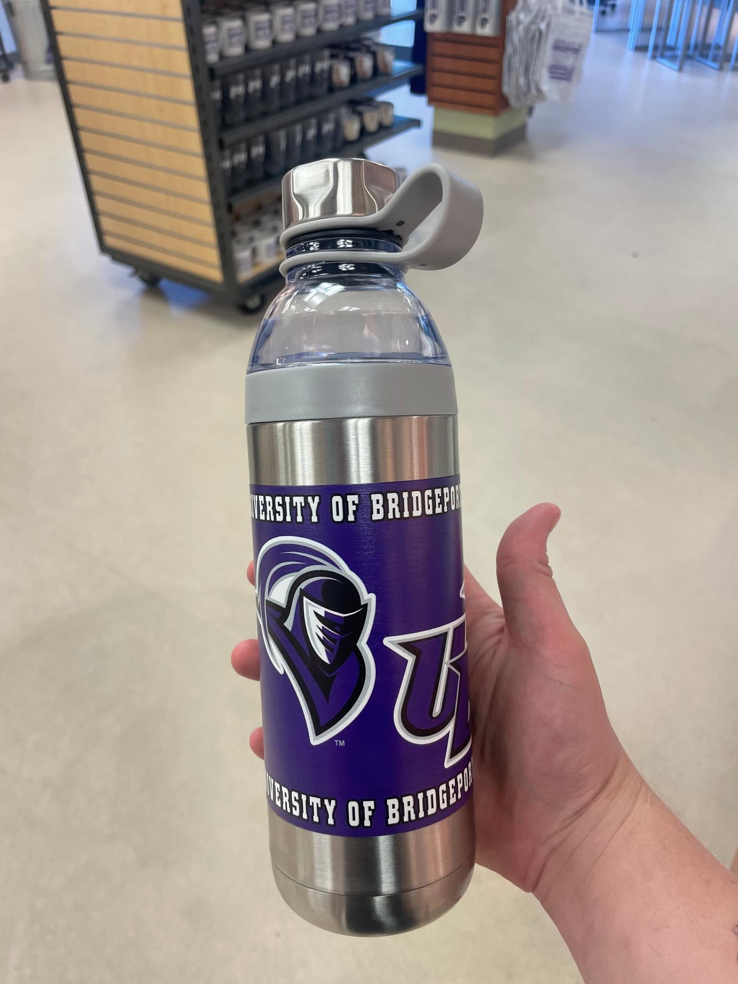 UB Charleston Sport Bottle University of Bridgeport