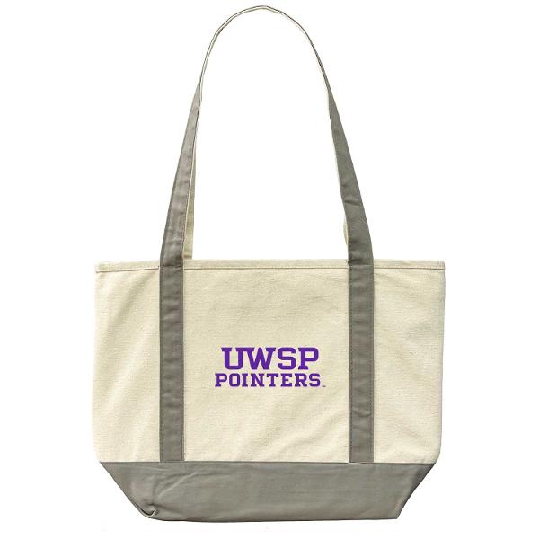UWSP Medium Boat Tote, Beige; $23.98