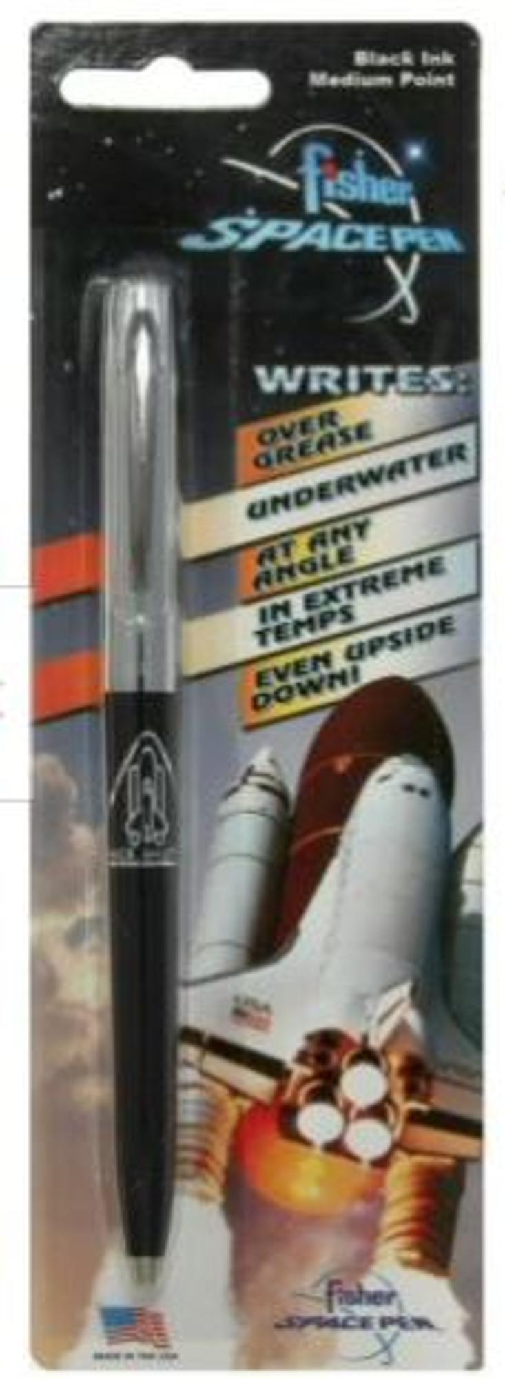 thumbnail interactive-video image 1 of Fisher Space Pen Apollo Burgundy Barrel - Medium Point Black Ink - Made In USA 1 of 2
