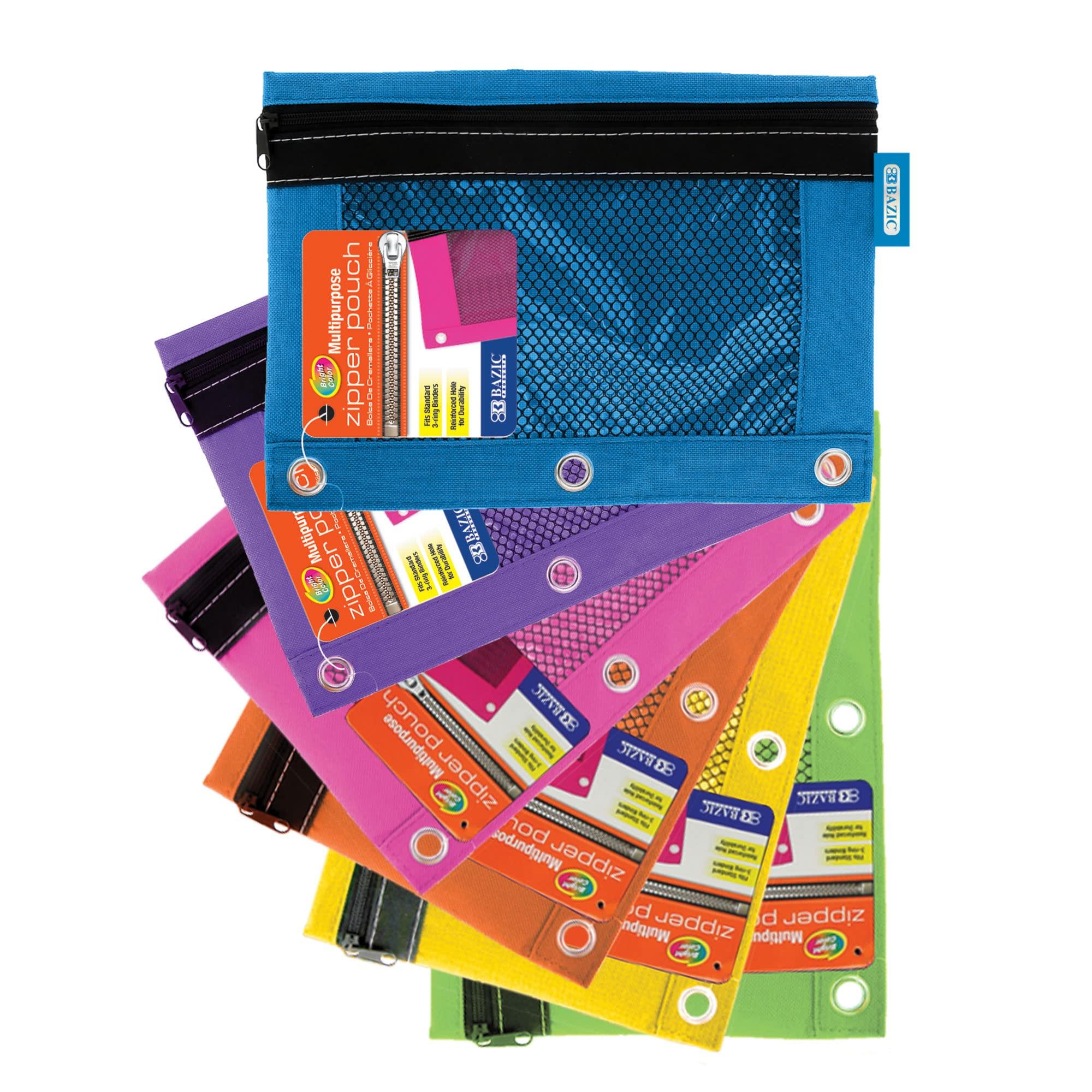 image of: BrightColor Multipurpose Zipper Pouch