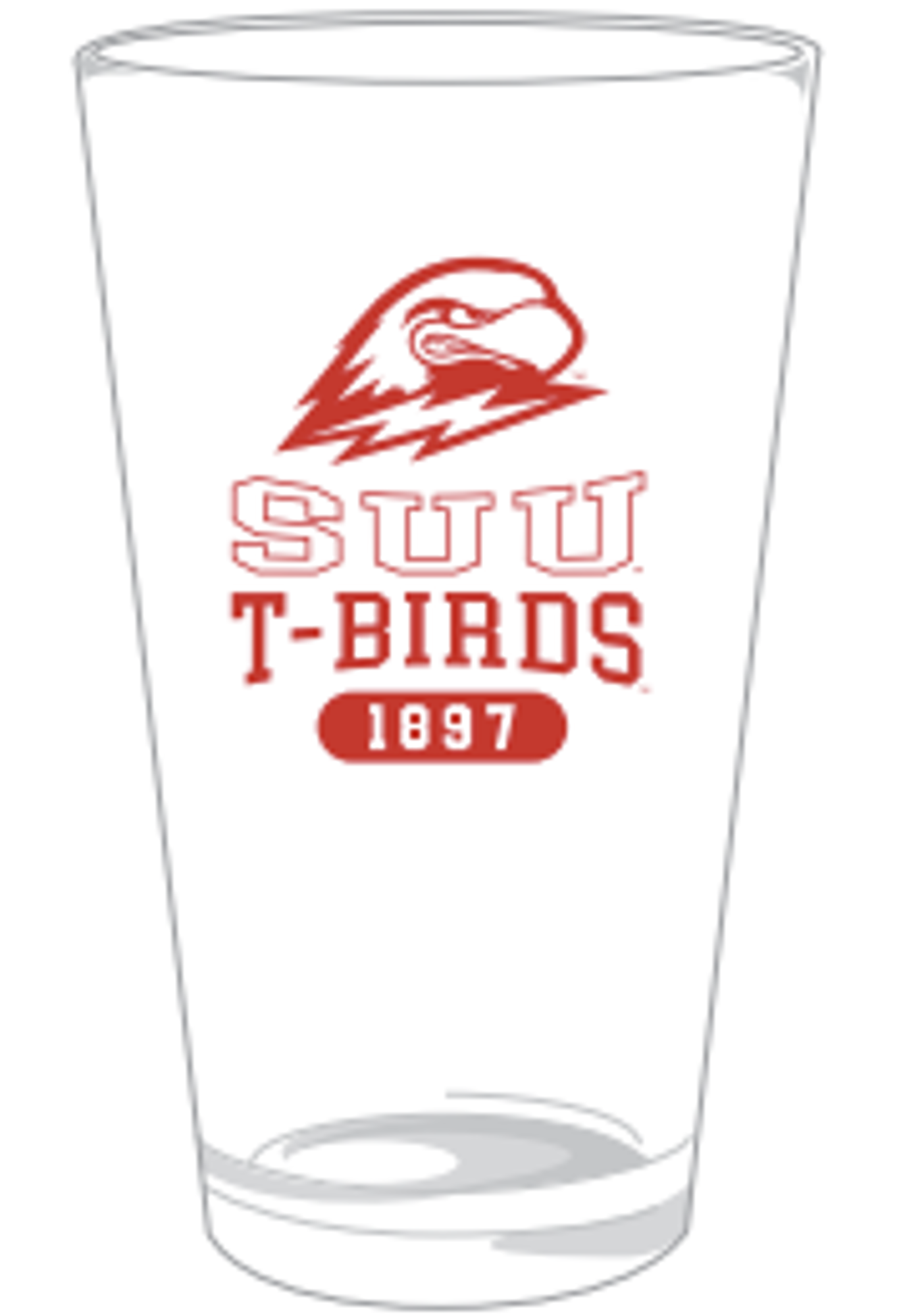 Product image 1 of 1 for GLASS DRINKING 16OZ SPIRIT SUU/T-BIRDS