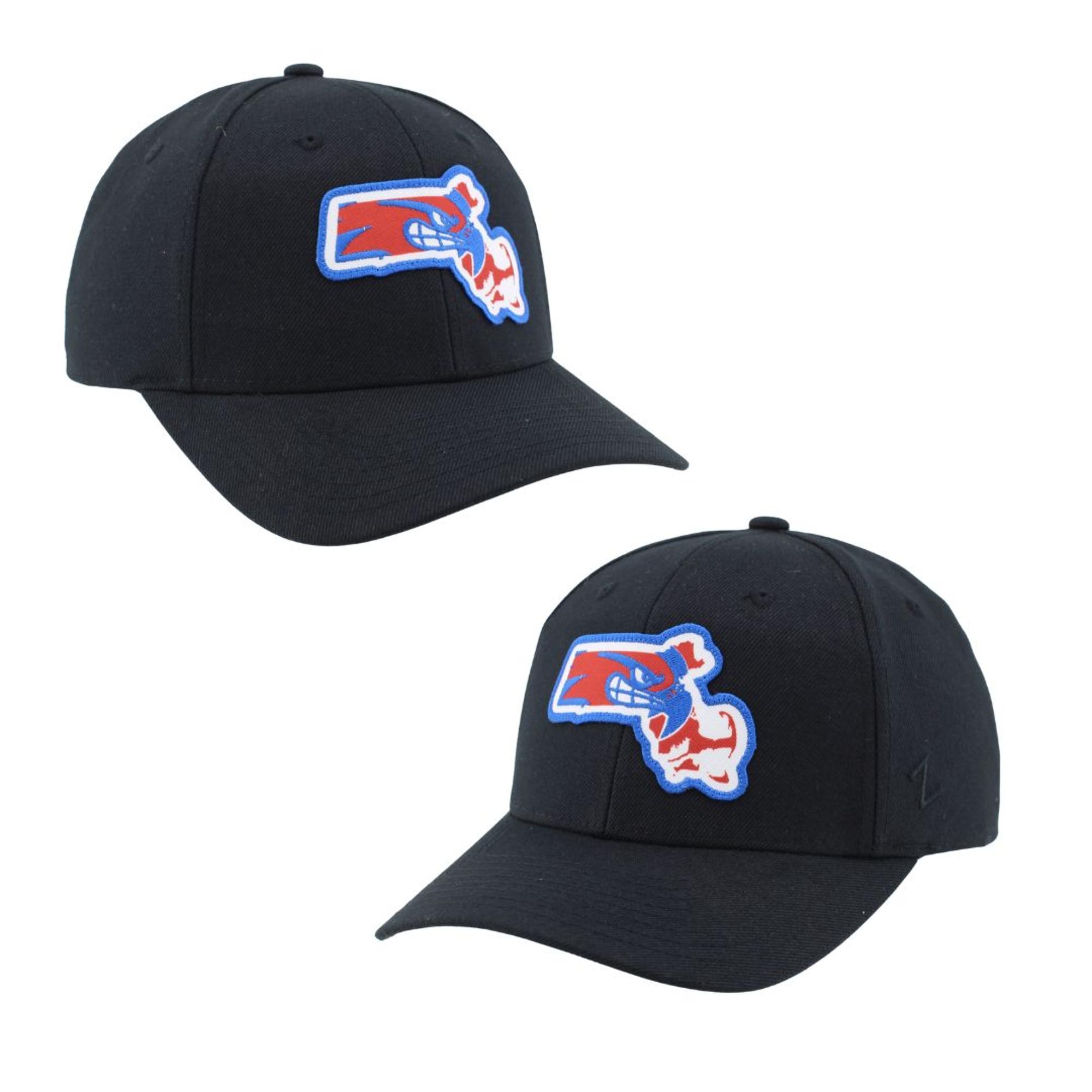 Product image 3 of 6 for Black Snapback - River Hawk State Logo