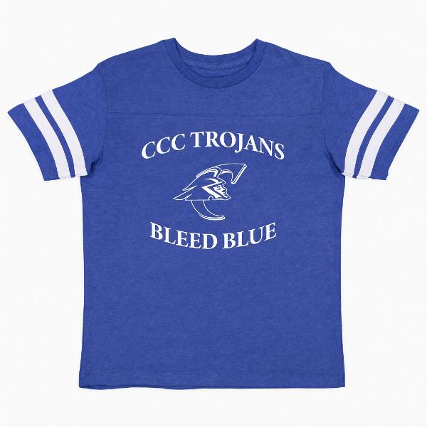 CCC Bleed Blue Toddler Tee; $19.95
