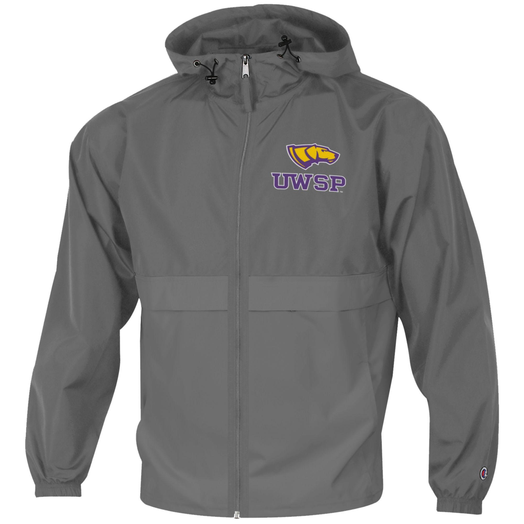 Product image 1 of 1 for UWSP Champion Light Weight Full Zip Jacket, Graphite