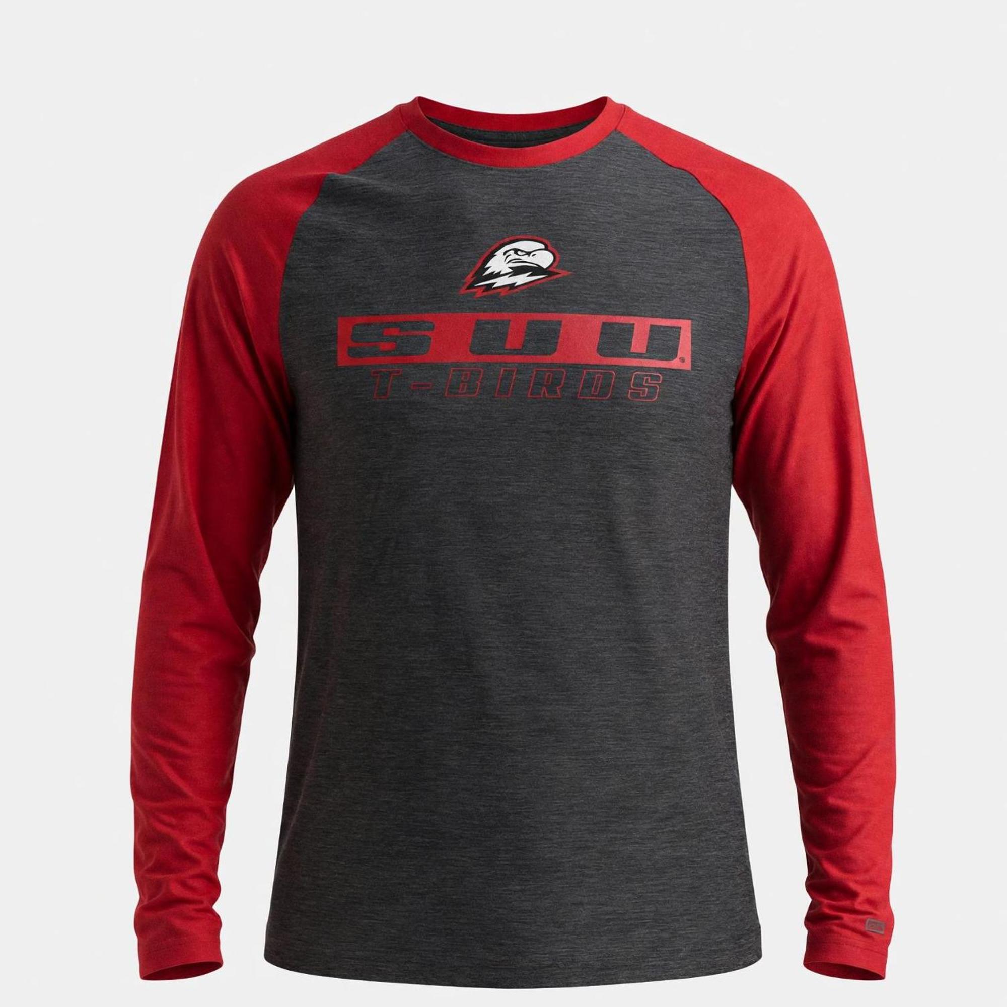 Product image 1 of 2 for Colosseum Black/Red SUU T-Birds Long Sleeve