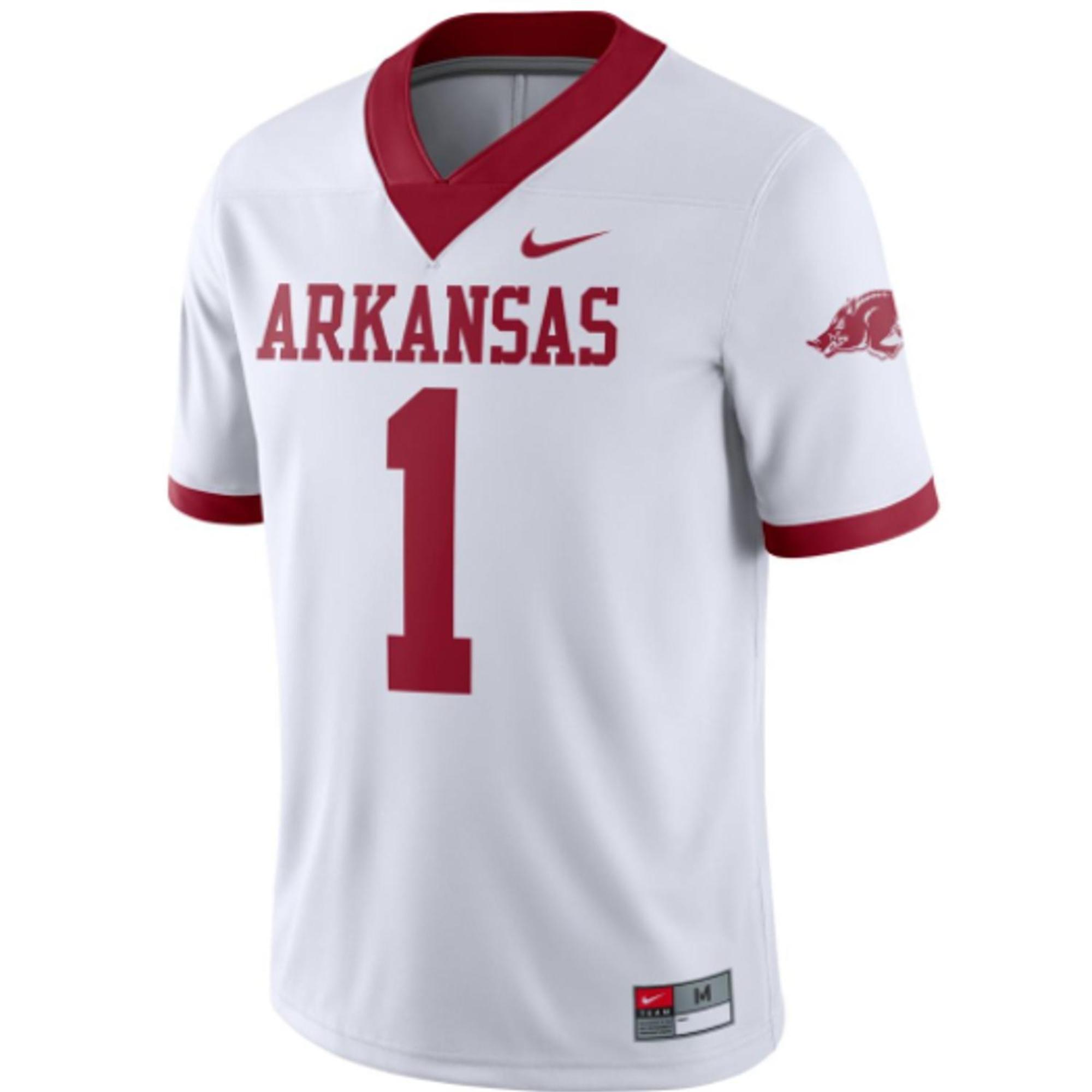 Product image 1 of 2 for Arkansas Razorbacks Nike Football Jersey #1