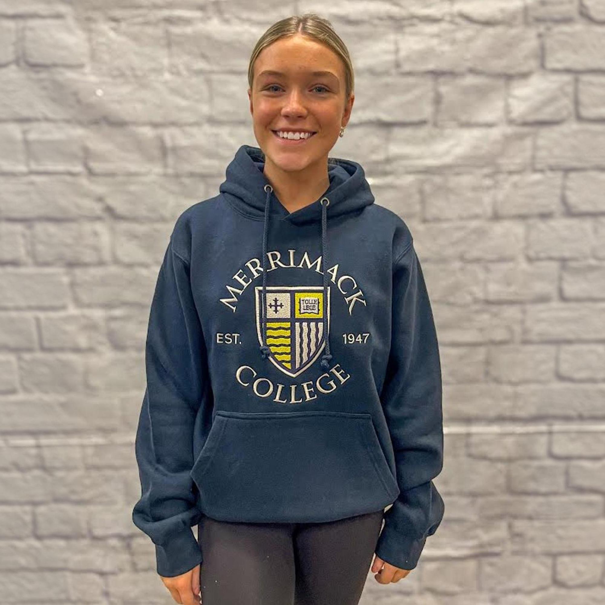 Circle Shield Navy Hamden Hoodie