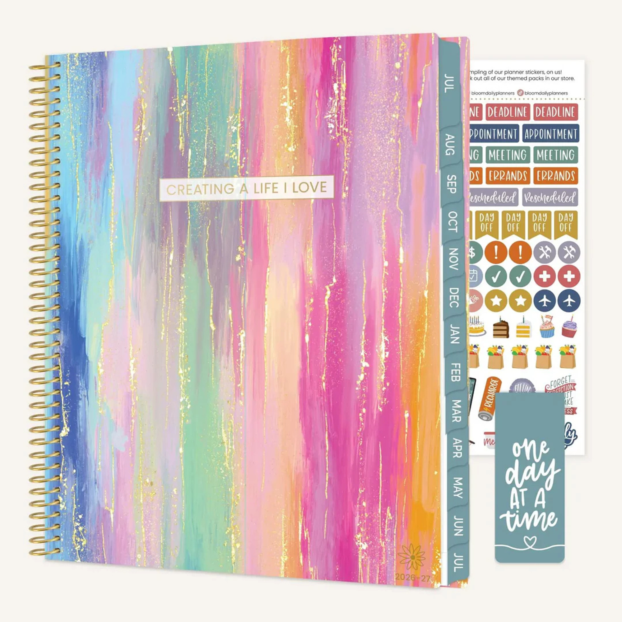 Product image 1 of 1 for PLANNER Bloom 2026-27 8.5x11 Creating a Life I Love