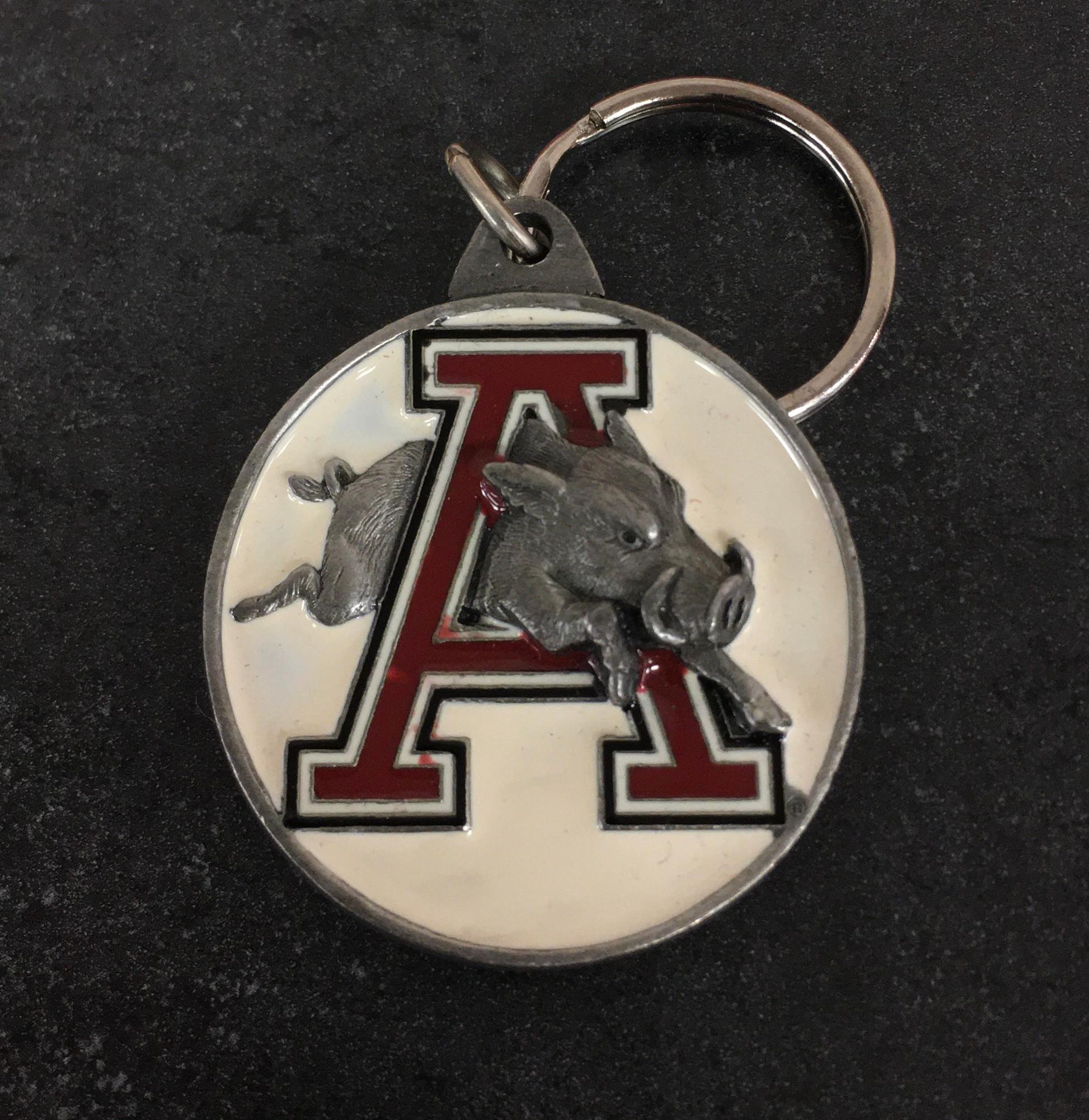 image of: Arkansas Razorbacks Vintage Razorback Keychain