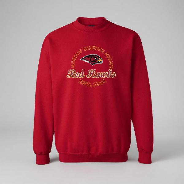 CGT CREW Red or Athletic Heather; $36.99