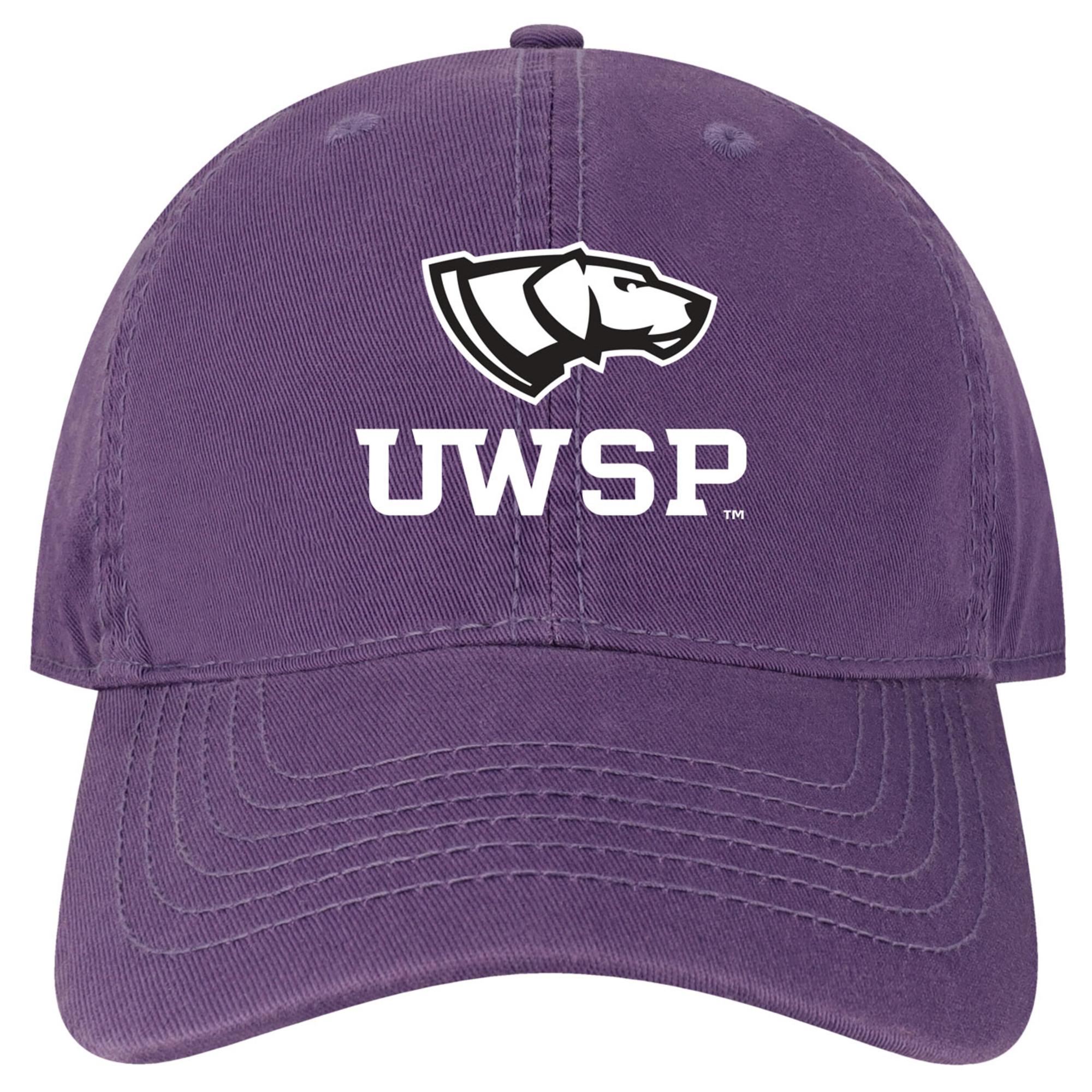 Product image 1 of 1 for UWSP Youth Relaxed Twill Cap, Purple