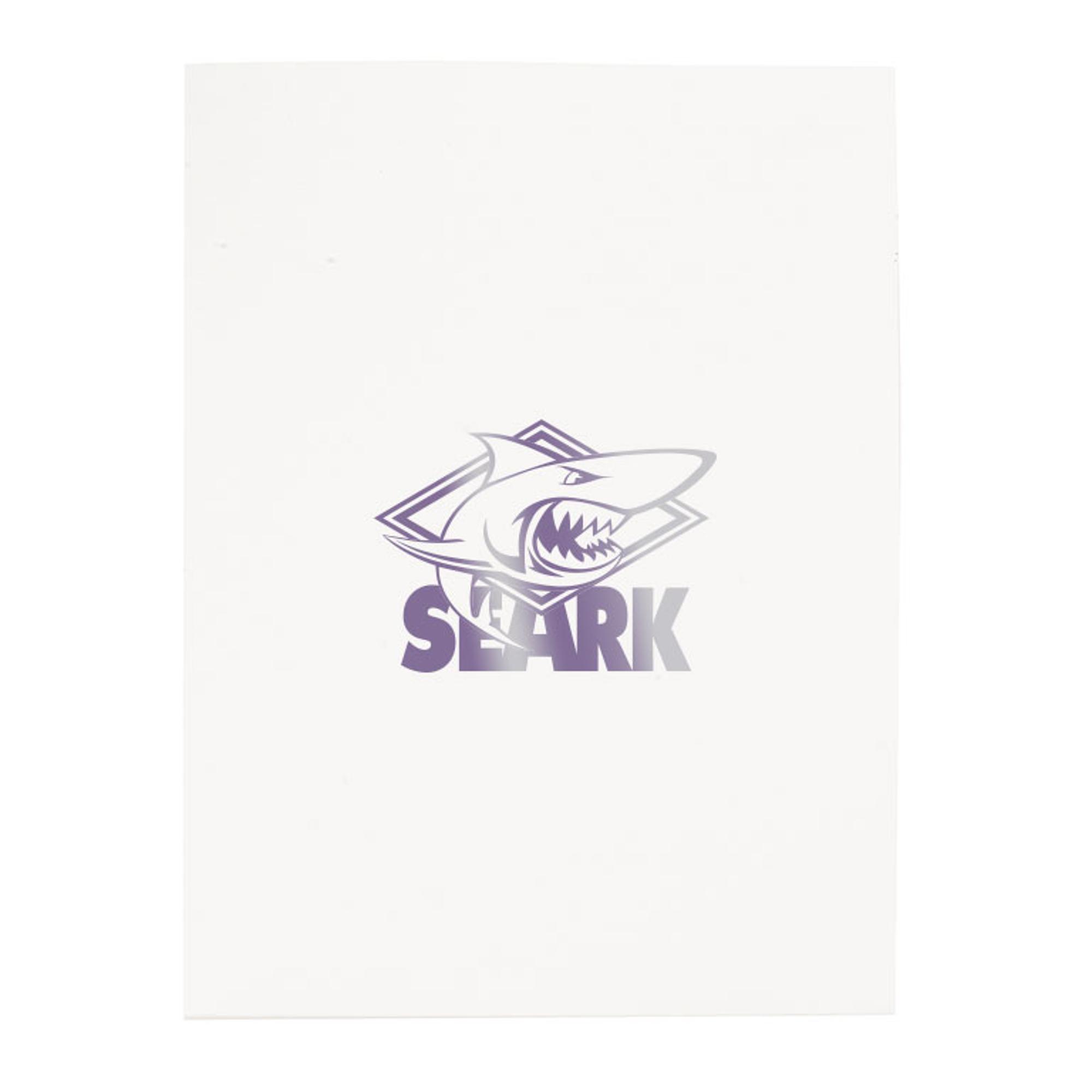 Product image 1 of 1 for Southeast Arkansas College Sharks Gloss Paper Folder, White
