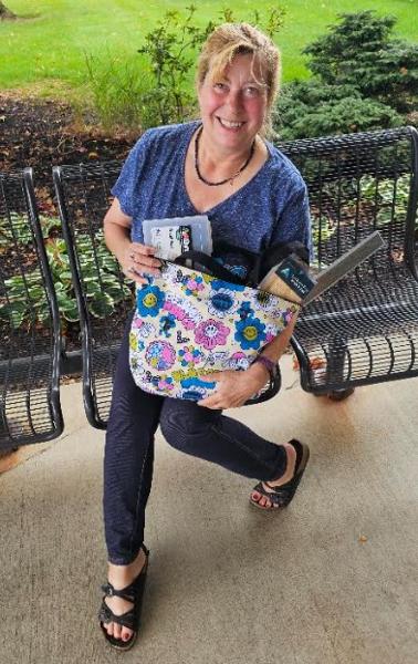 REVERSIBLE COUGAR TOTE BAG; $28.95
