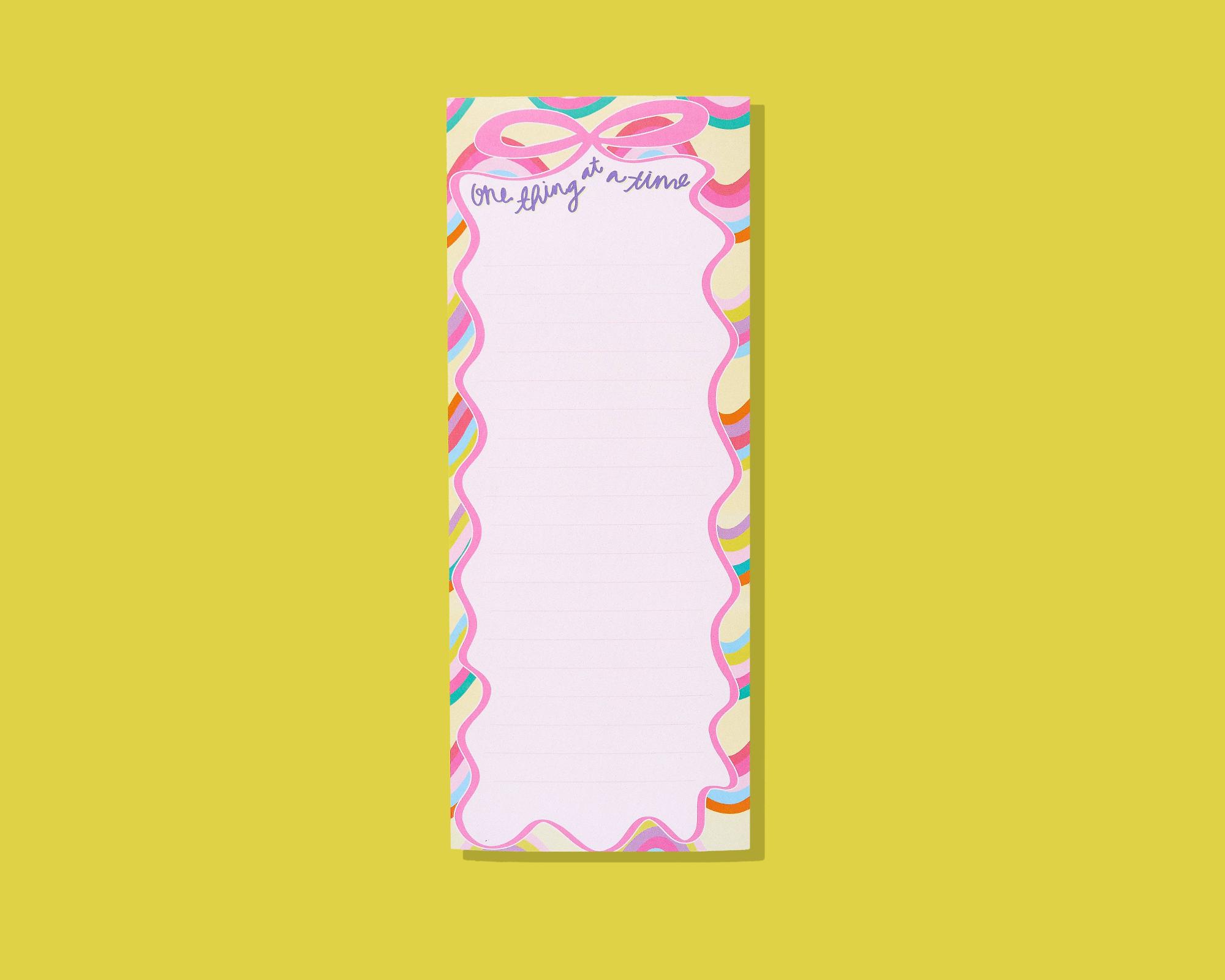 Product image 1 of 1 for List Pad w/ Magnet - "One Thing at a Time" - 100 Sheets