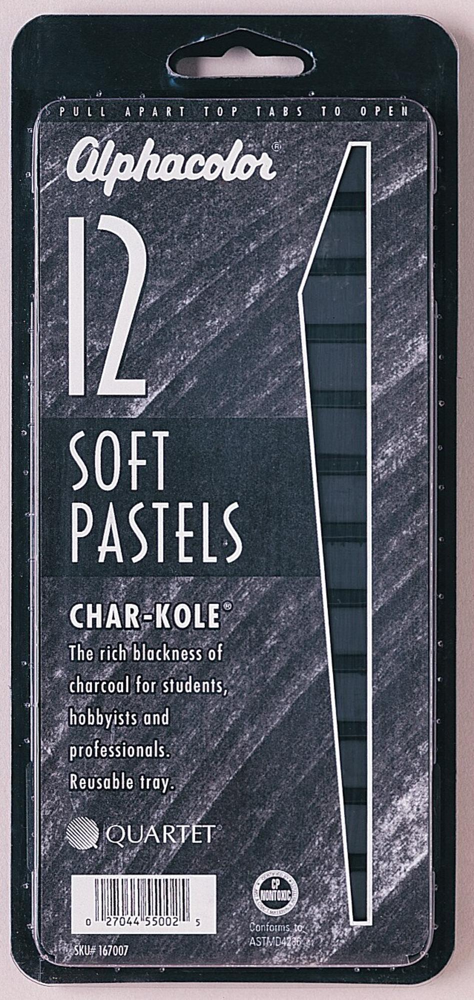 image of: Quartet AlphaColor Char-Kole Soft Sticks, 12 Pack