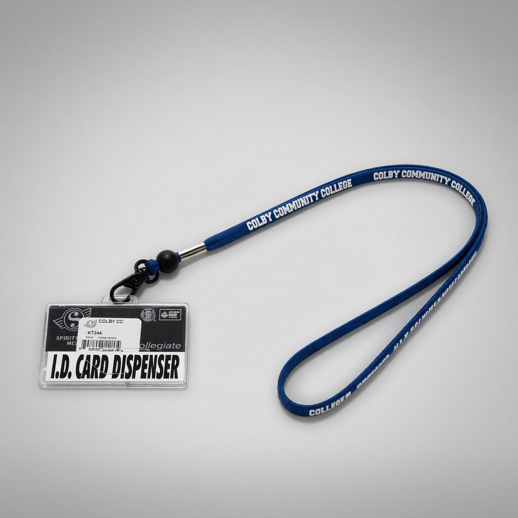 Product image 1 of 1 for ID Dispenser and Navy Lanyard