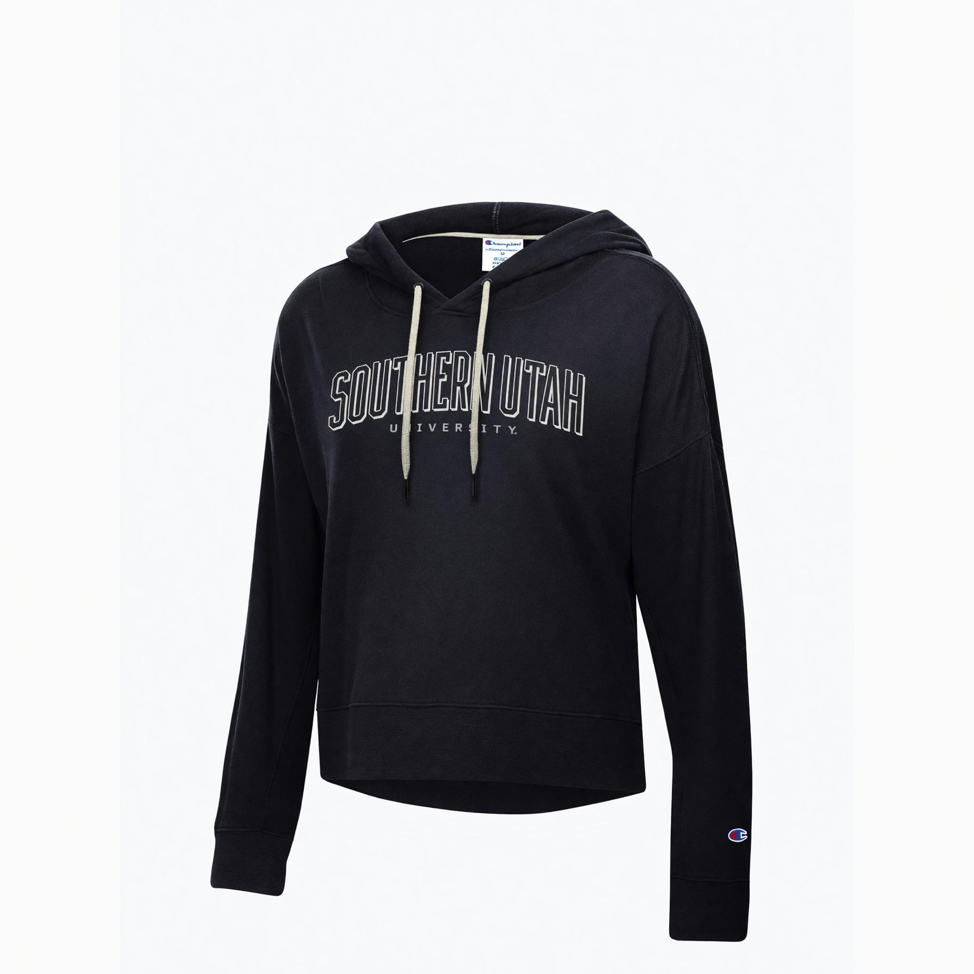 Product image 1 of 1 for CHAMPION WOMENS HOOD BLACK SOUTHERN UTAH