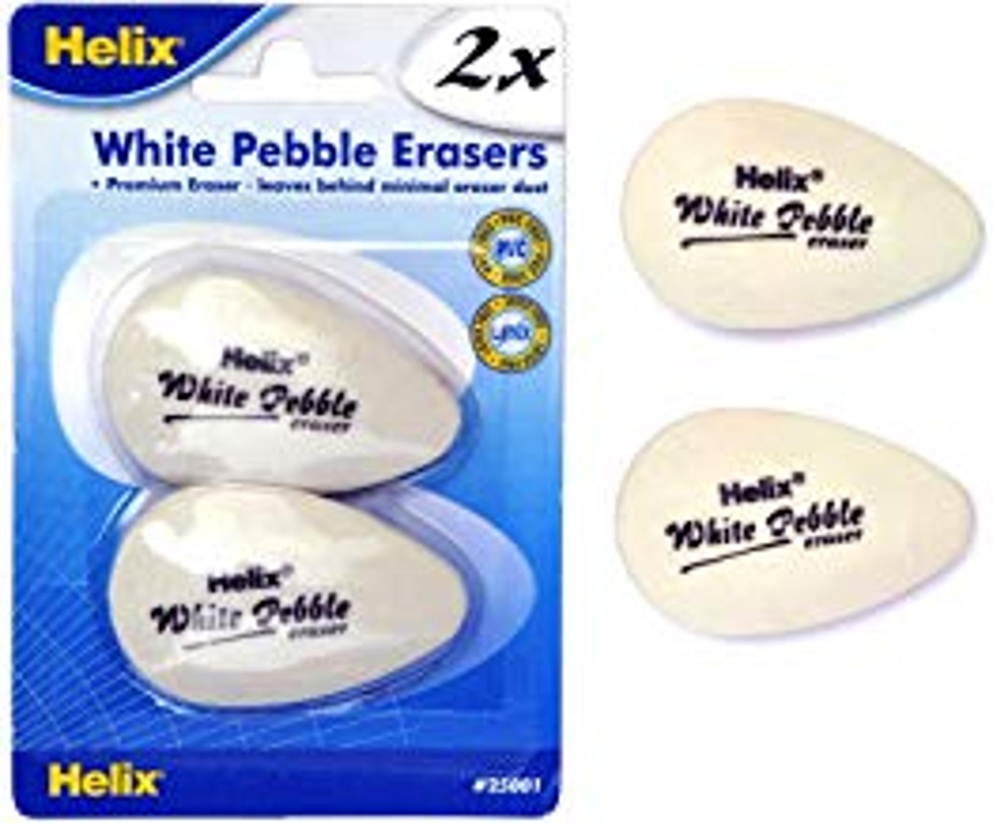 image of: Helix Pebble Erasers