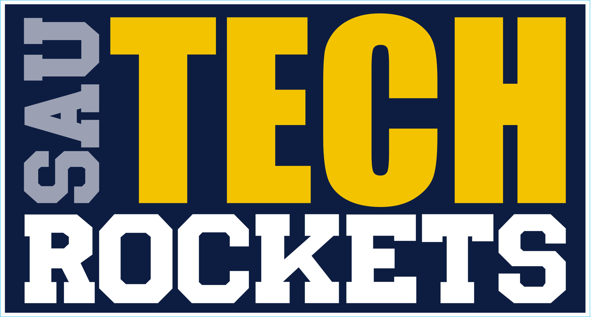 image of: SAU TECH Rectangle Decal