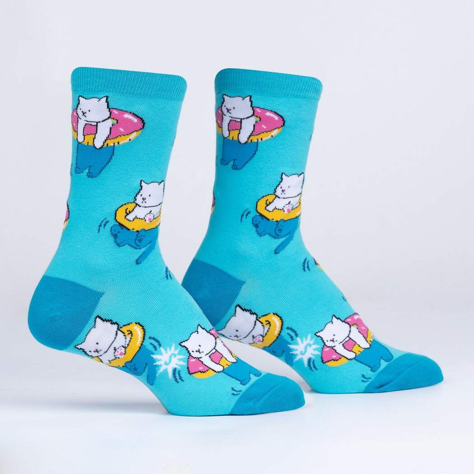 image of: Crew Socks - Hangin' Meowt