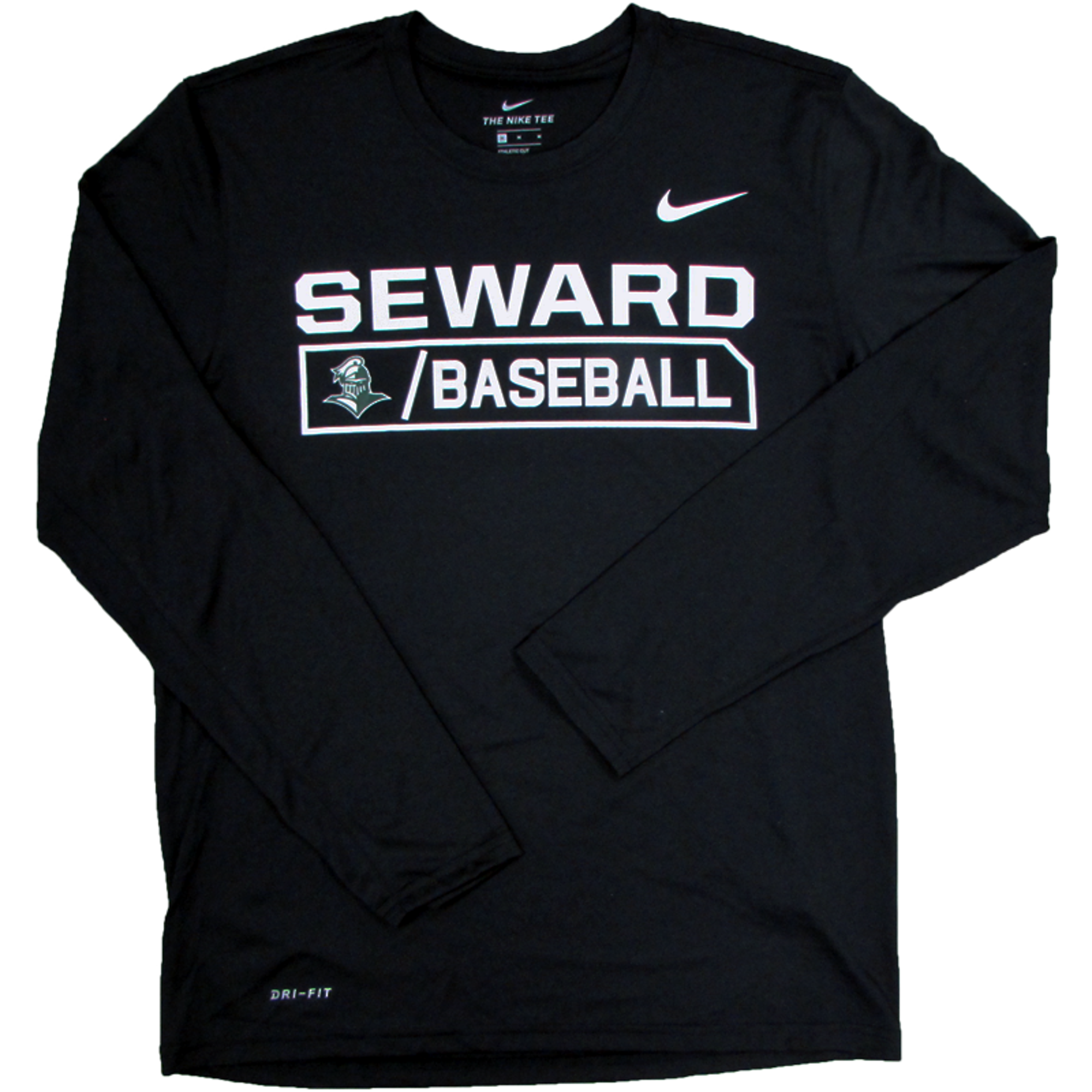 image of: NIKE SEWARD BASEBALL POLY LEGEND LS TEE