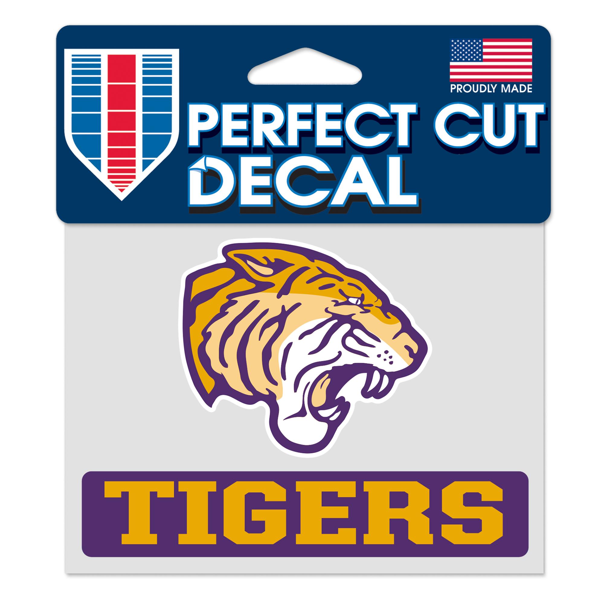 image of: Olivet Nazarene 4in x 5in Tigers Decal