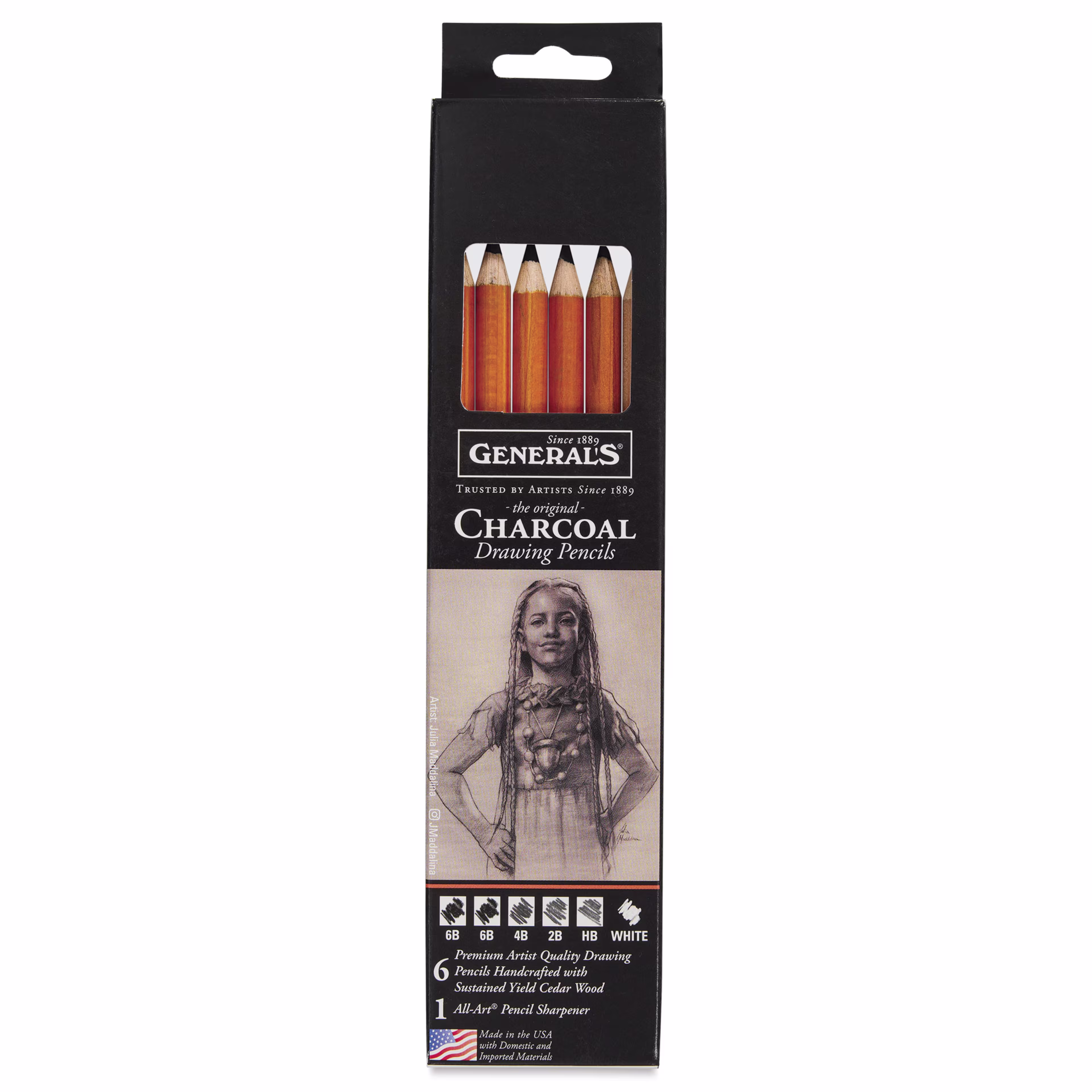 Product image 2 of 3 for General's Charcoal Pencils - Set of 7