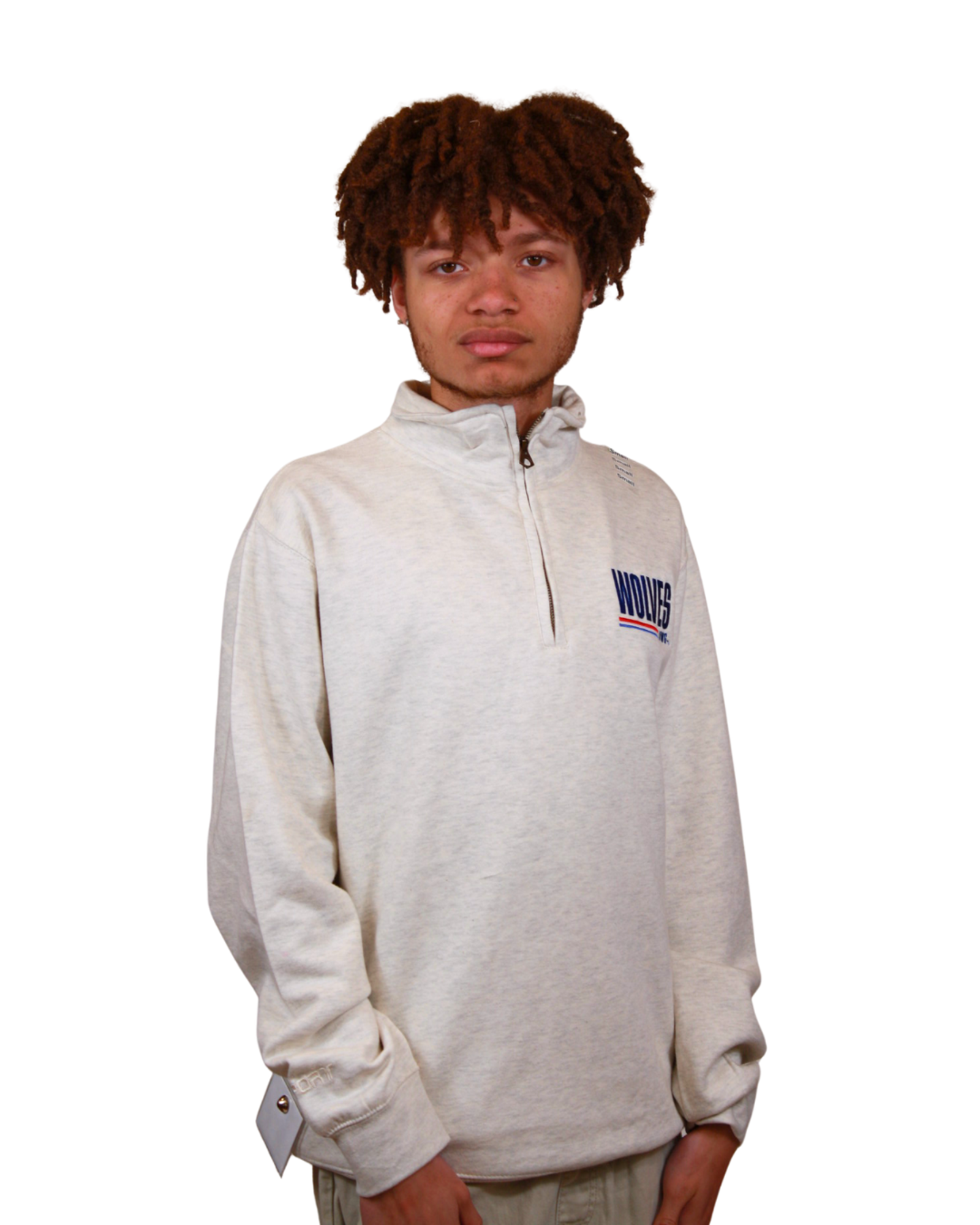 Product image 2 of 3 for BOLD WOLVES DAZZEL QUARTER ZIP SWEATSHIRT