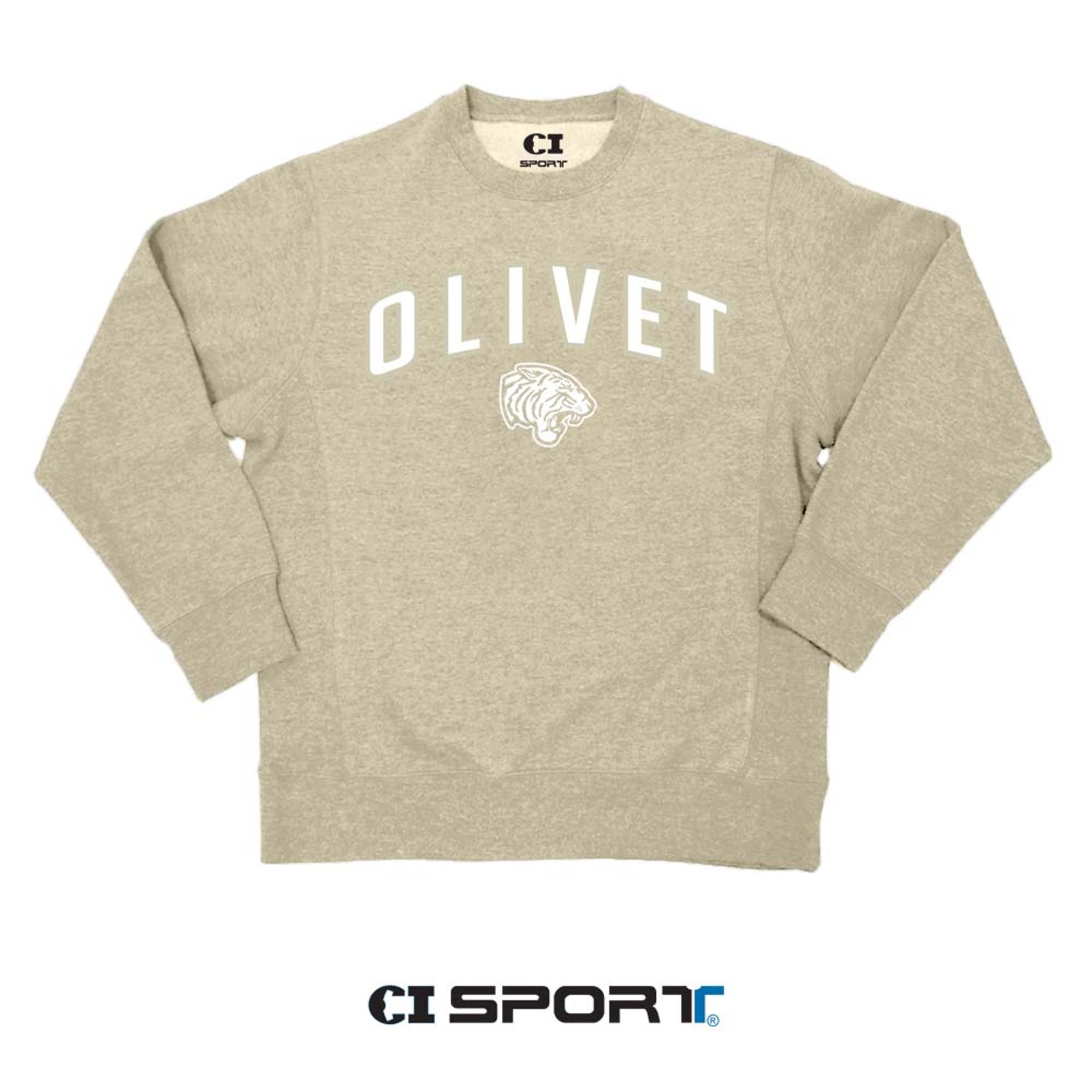 Product image 1 of 1 for Olivet Nazarene Tigers Bakken Classic Crew Sweatshirt, Oatmeal