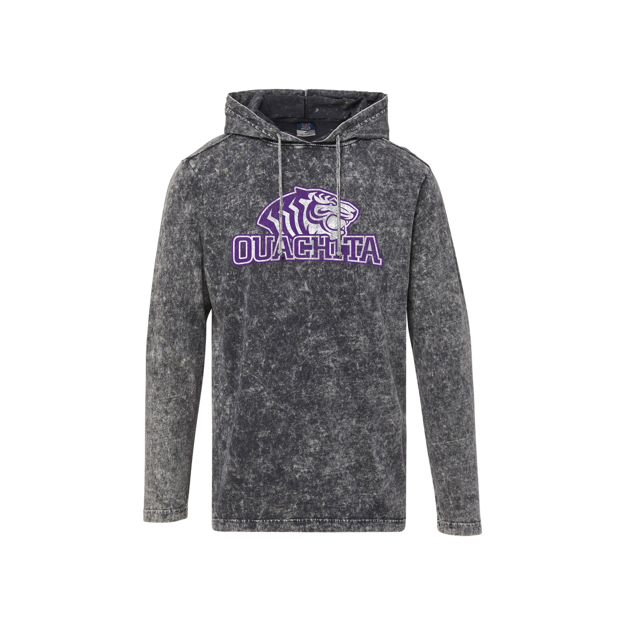 image of: Ouachita Tigers Loco Tie Dye Hooded Long Sleeve Shirt