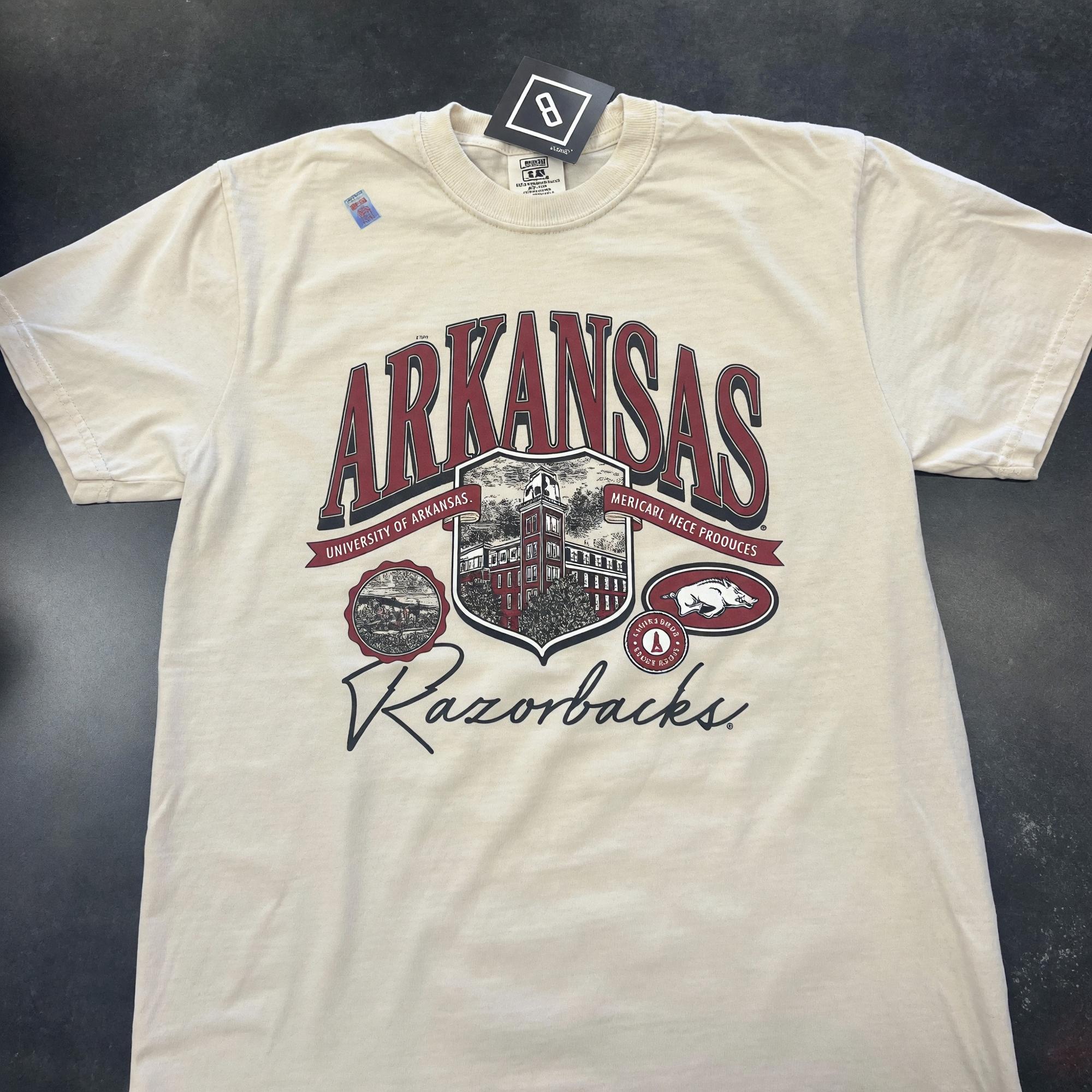 Product image 2 of 3 for Arkansas Razorbacks Collegiate Badges SS Crew