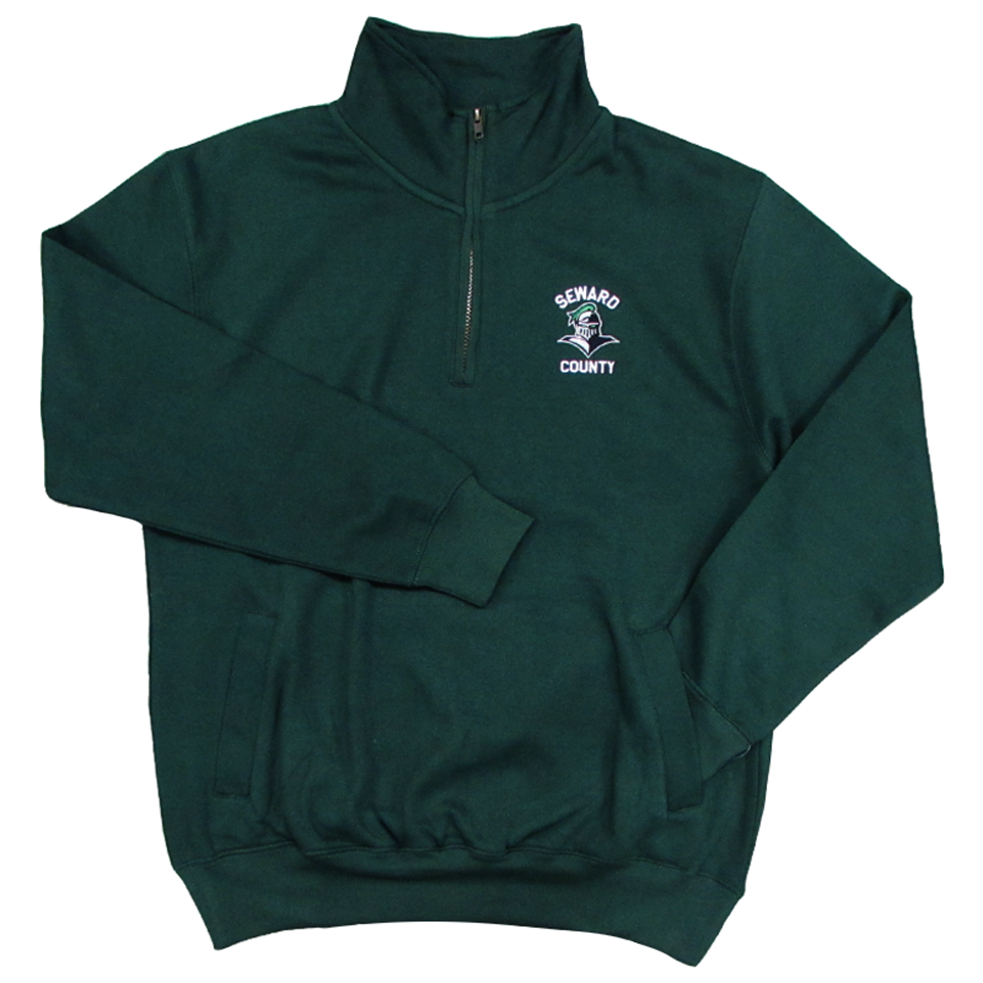 image of: MV SPORT FUNDAMENTAL FLEECE LOUIE QUARTER ZIP