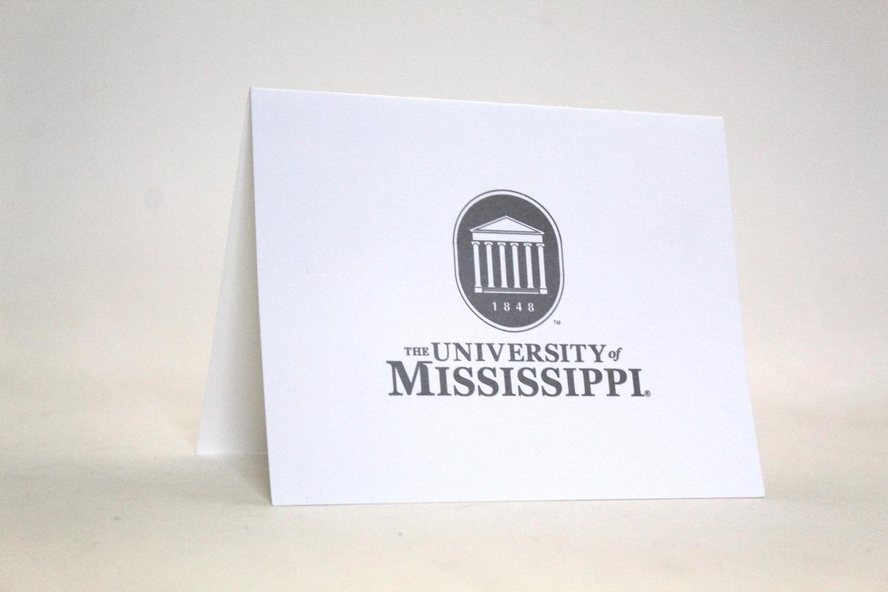 image of: Silver Lyceum Crest Notecard Set/10