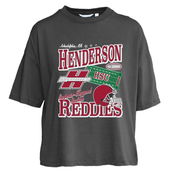 Henderson Reddies Football Boardwalk Tee; $34.99