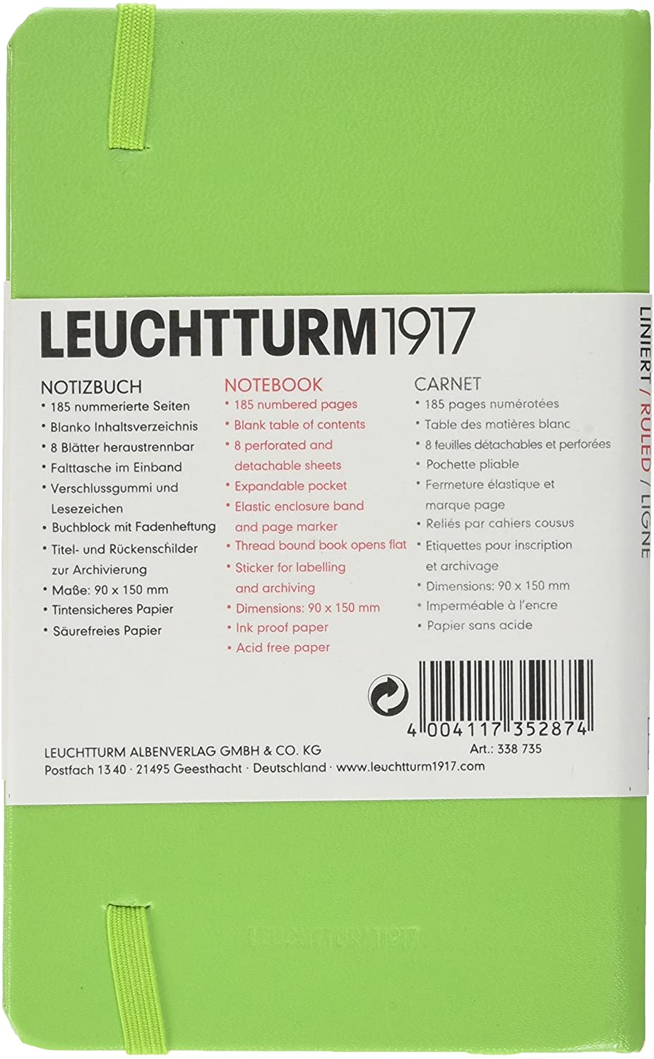 Product image 2 of 4 for Notebooks Pocket (A6) 185pg Hardcover-Ruled