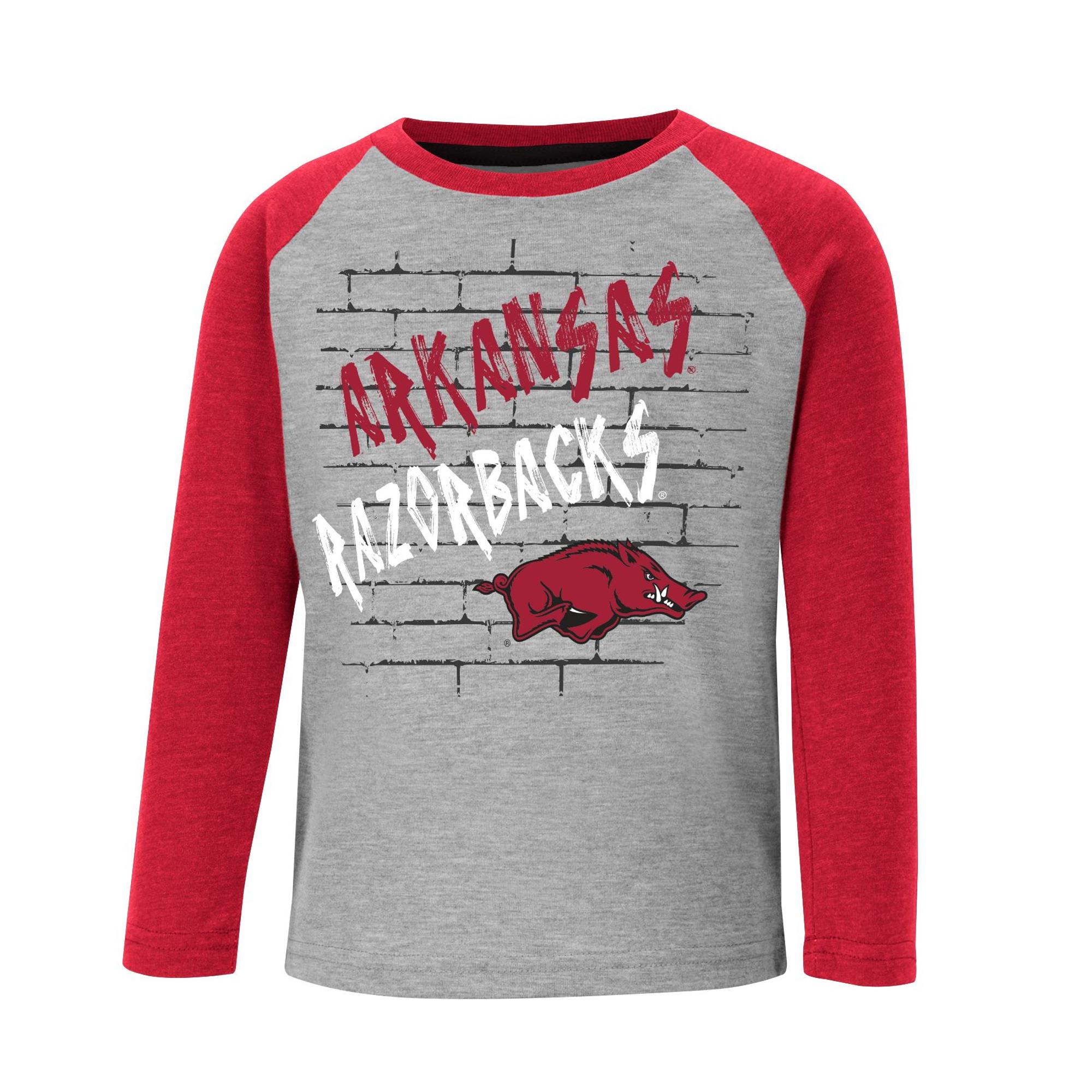 image of: Arkansas Razorbacks Toddler East End Long Sleeve Raglan