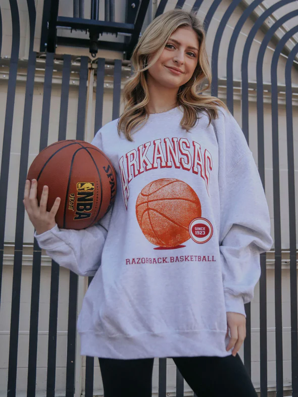 image of: Arkansas Razorbacks Vintage Basketball Crewneck