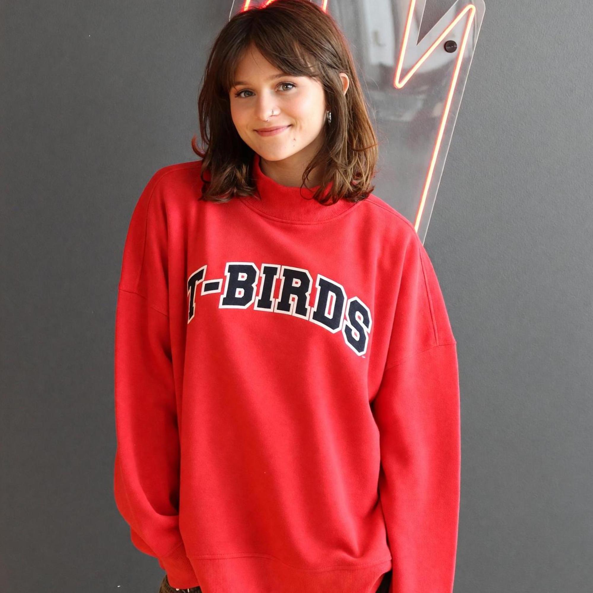 Product image 1 of 2 for Legacy Diana Mock Neck Crew – Red (SUU T-Birds)