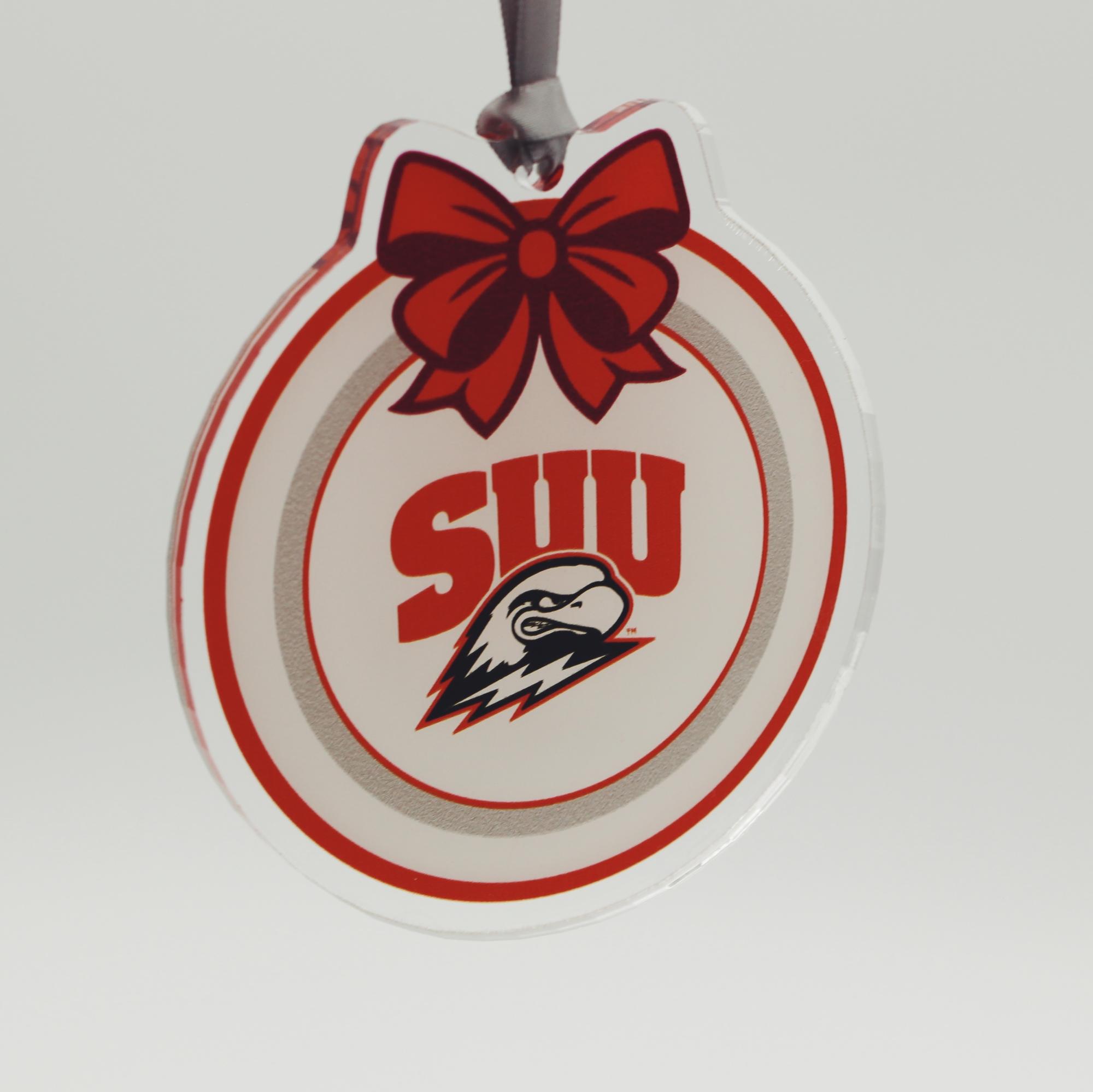 image of: CDI CHRISTMAS ORNAMENT WHITE BOW SUU