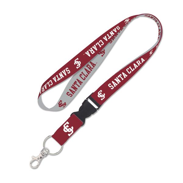Santa Clara Broncos Dual-Sided Lanyard with Buckle; $9.98