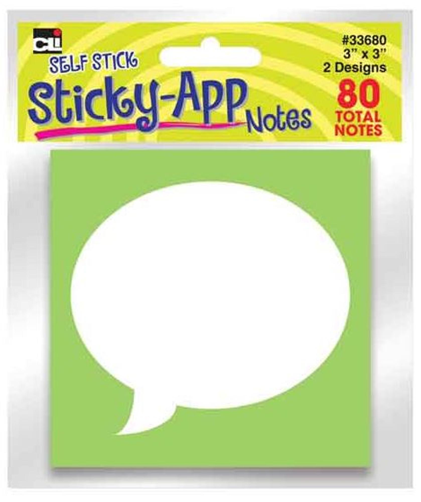 image of: Sticky-App Notes Neon 2pk