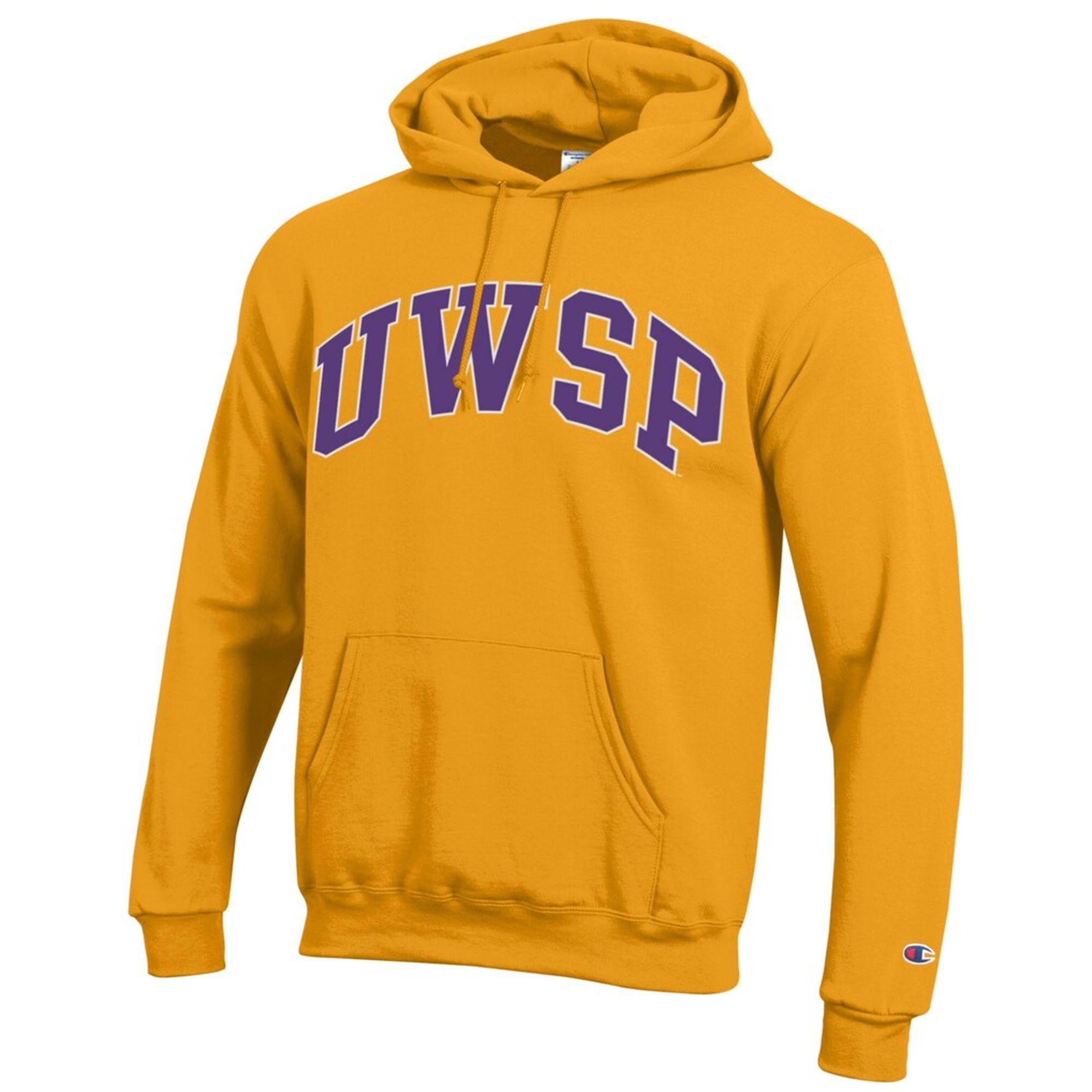Product image 1 of 1 for University of Wisconsin Stevens Point Powerblend Hood, Gold