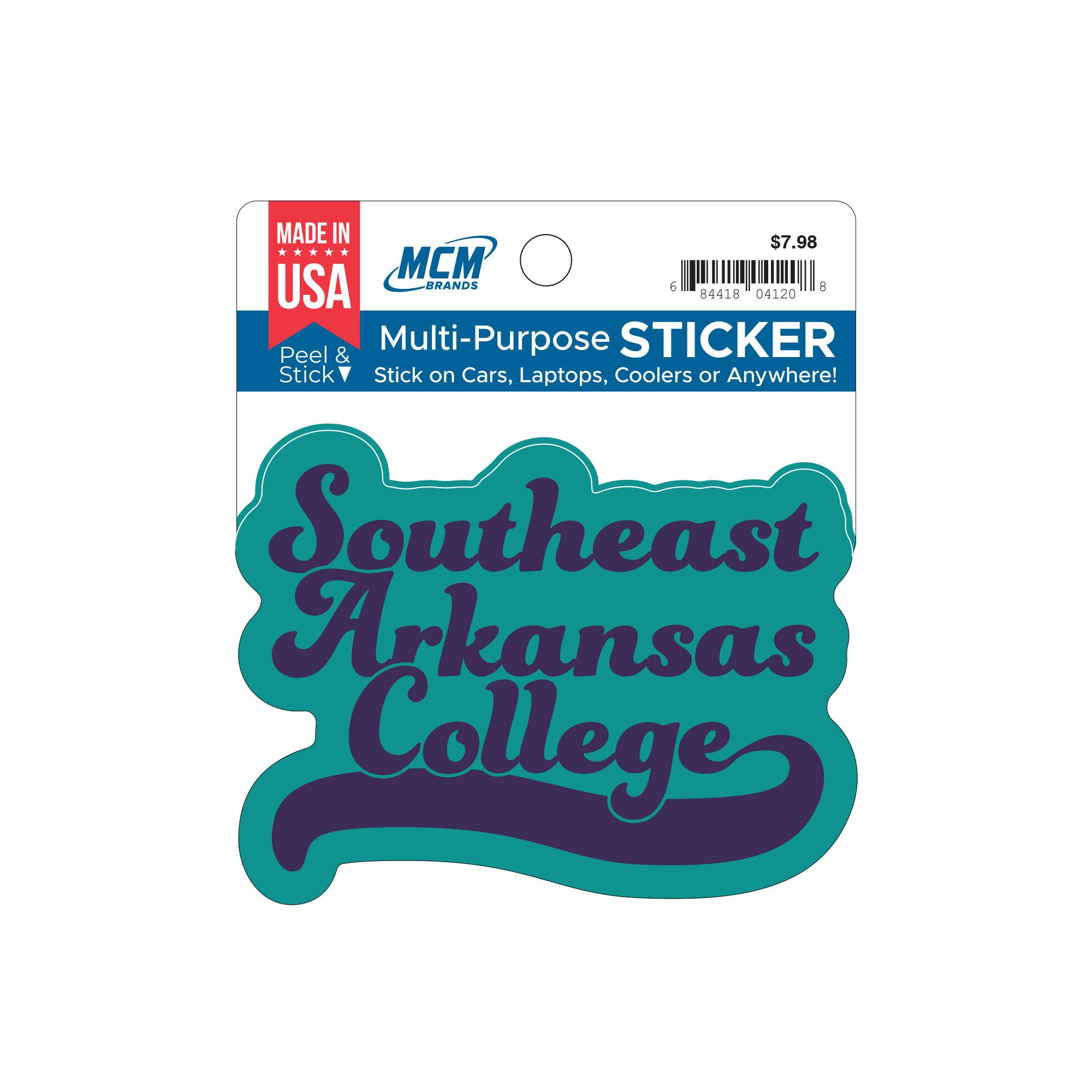 Product image 1 of 1 for Southeast Arkansas College Huffed Sticker
