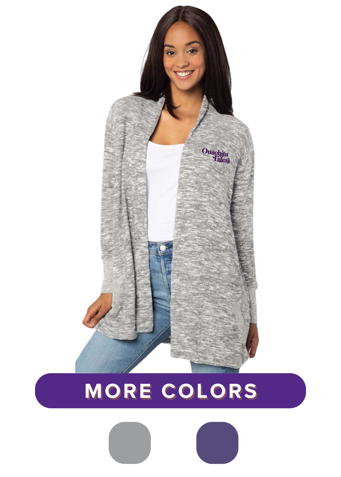 image of: Ouachita Tigers Women's Campus Cardigan