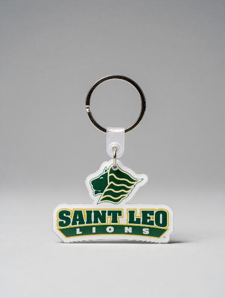 LEO KEYCHAIN LION OVER ST LEO; $5.99
