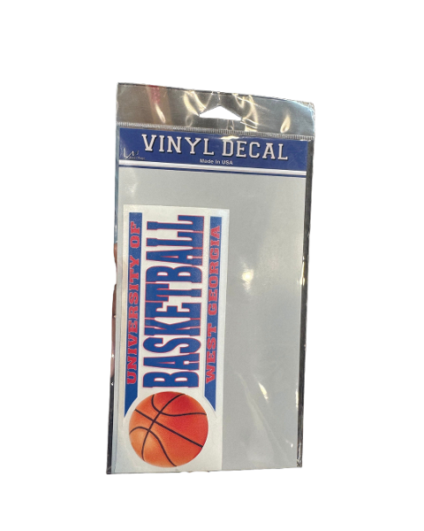 UNIV WEST GA BASKETBALL DECAL/CLING; $4.19