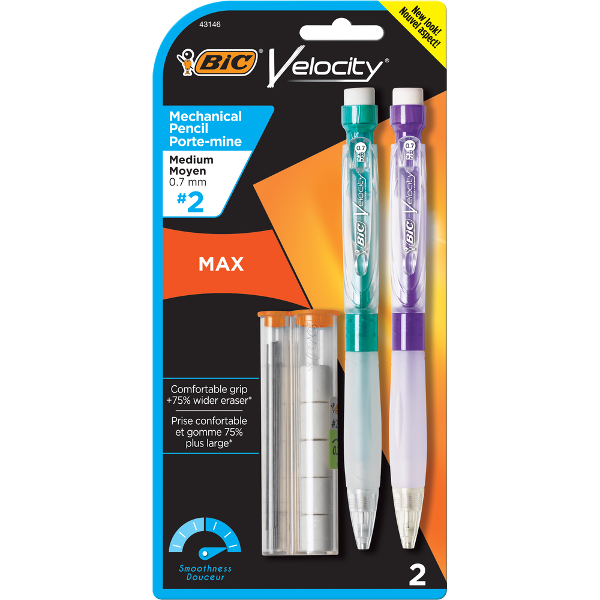 BIC Velocity MAX Mechanical Pencil .7mm 2Pk; $7.96