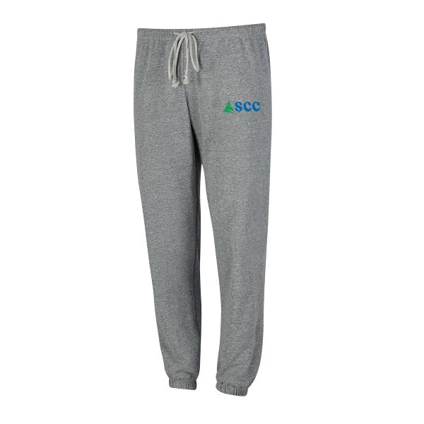 SCC WOS PANT CHASE TERRY GRY; $49.99