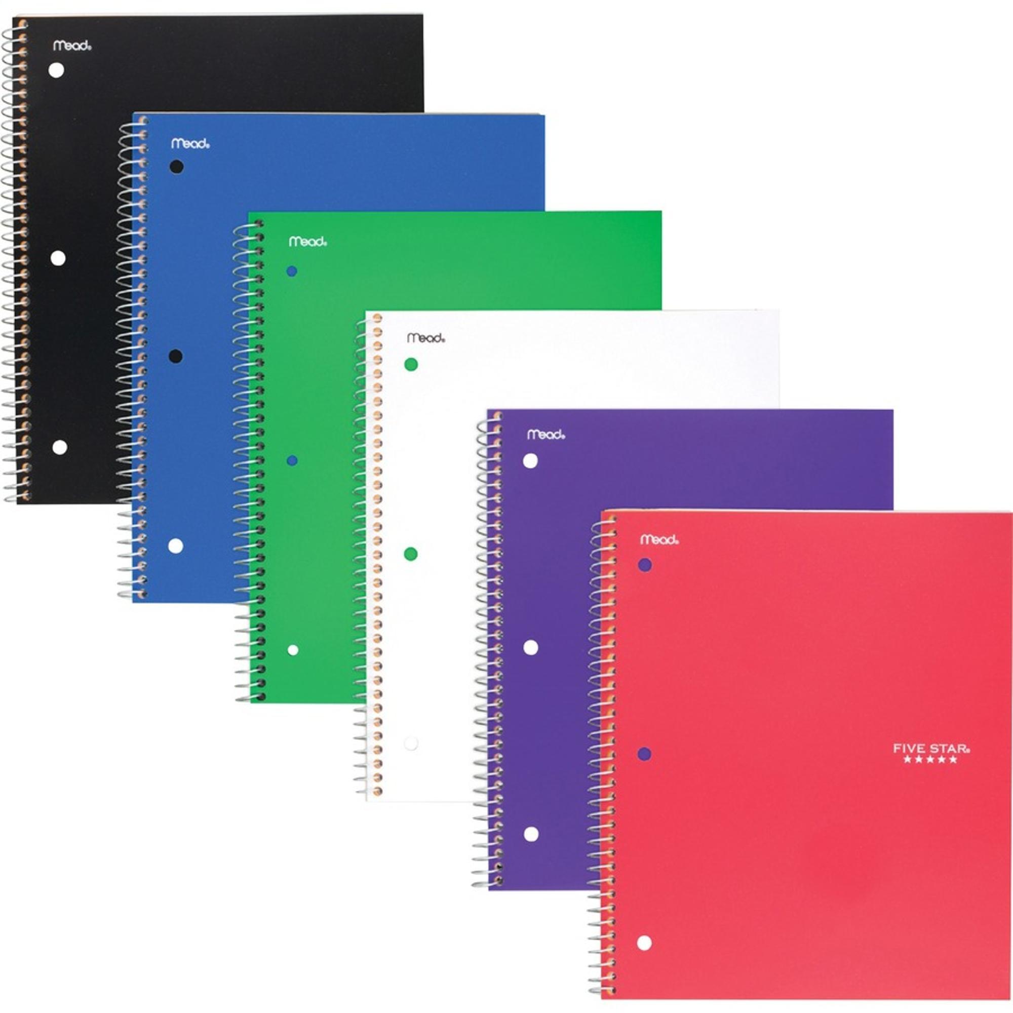 Variant 1 of 1 for 1 Subject Spiral Notebook (Wide Ruled)